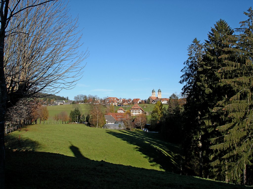 St.Mrgen im Schwarzwald, Blick auf den Ort, 2009