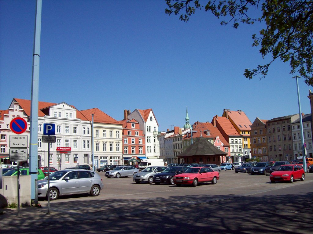 Stralsund, Alter Markt, aufgenommen am 06.05.2007