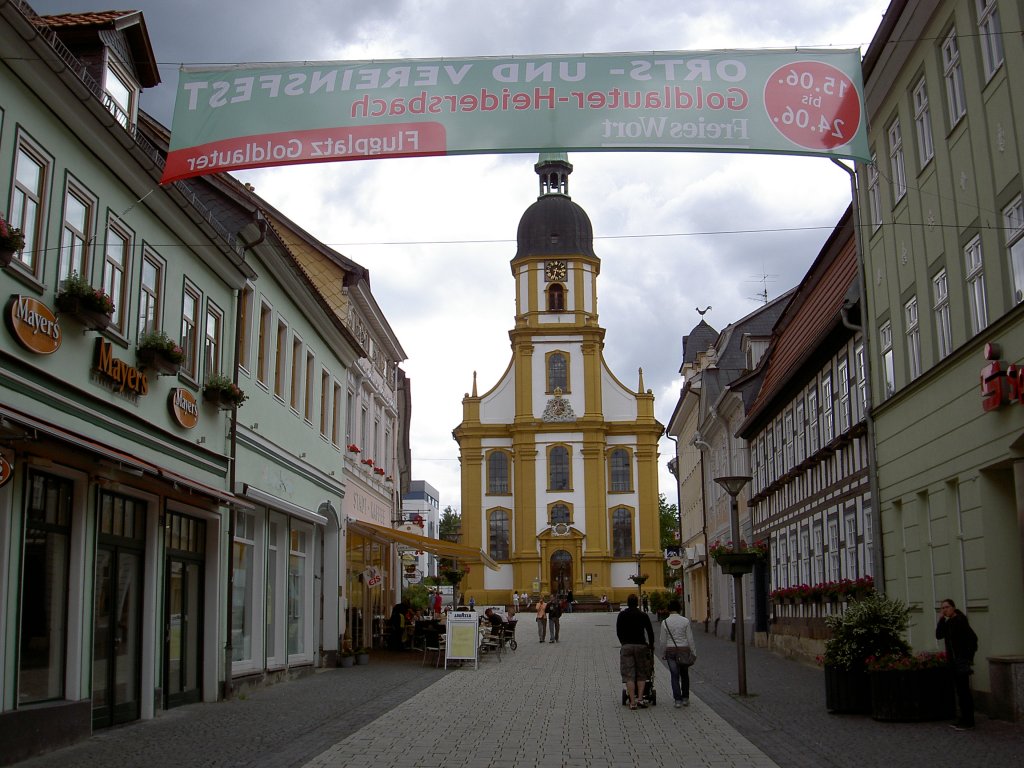 Suhl, Kreuzkirche, erbaut von 1731 bis 1739 (10.06.2012)