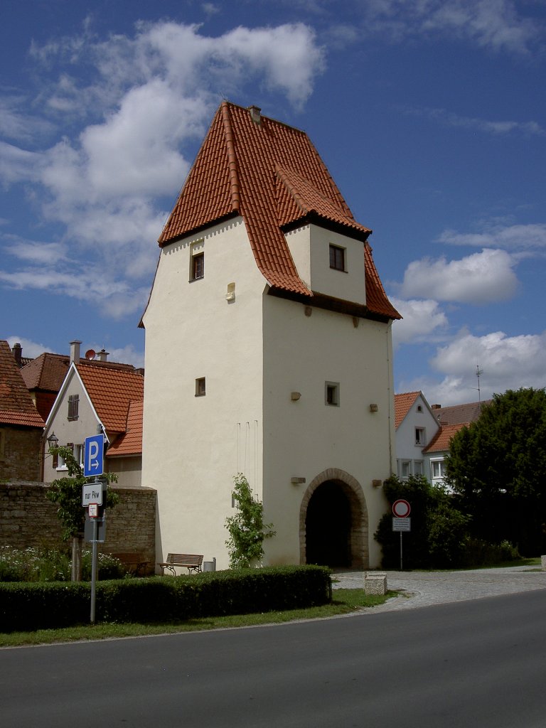 Sulzfeld, Erlacher Tor der Stadtbefestigung (17.06.2012)