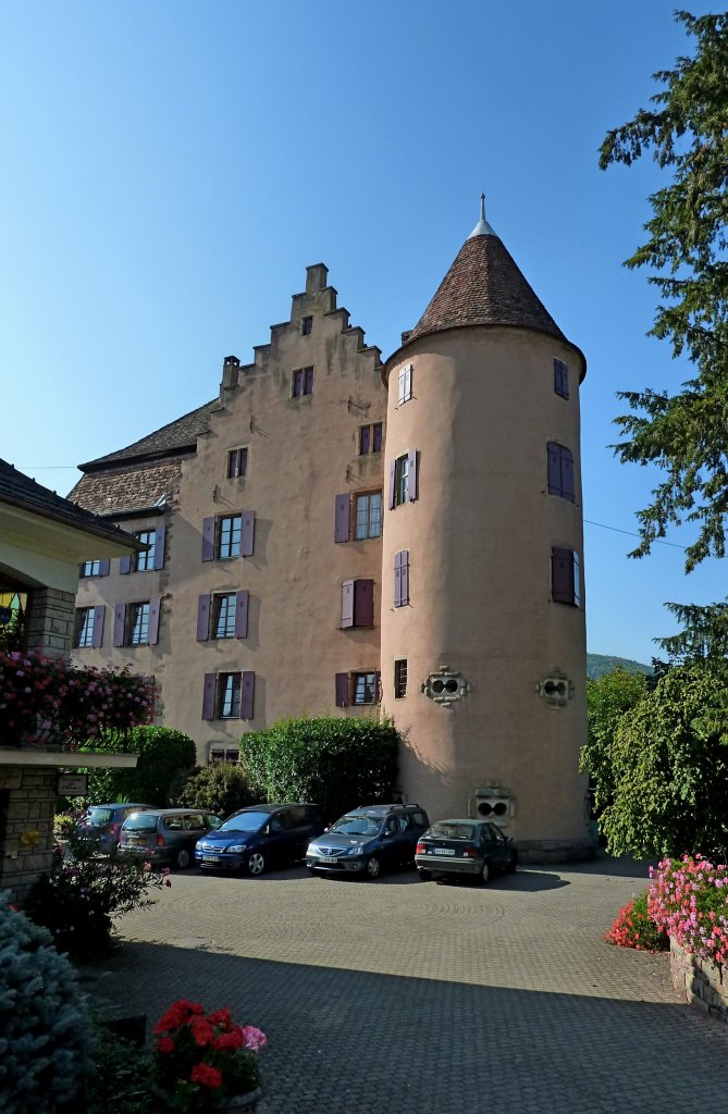 Sulzmatt(Soulzmatt), Schlo Wagenburg von 1505, heute ein Weingut, Sept.2011