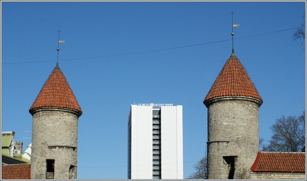 Tallinn, die Stadt der unzhligen Trme, und wie man sieht, wird die alte Tradition auch in der Neuzeit gepflegt...
1. Mai 2012