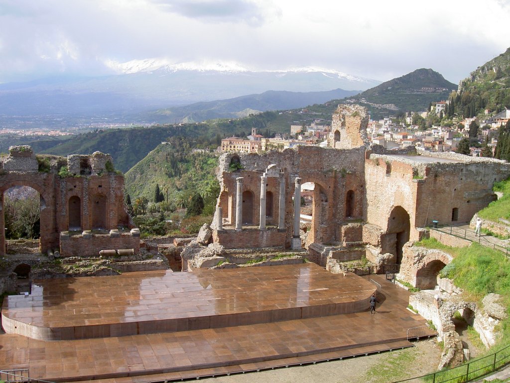 Taormina, Rmisches Theater (12.03.2009)