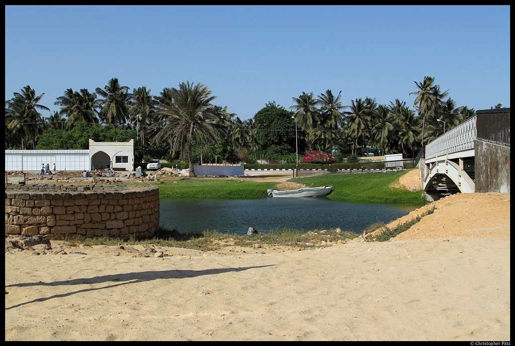 Teil des antiken Weihrauchhafens Al-Baleed bei Salalah. (01.12.2012)