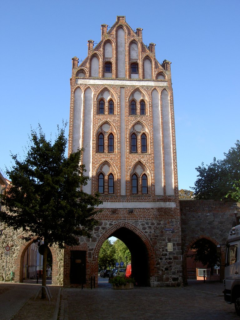 Templin, Berliner Tor, erbaut um 1325 (19.09.2012)