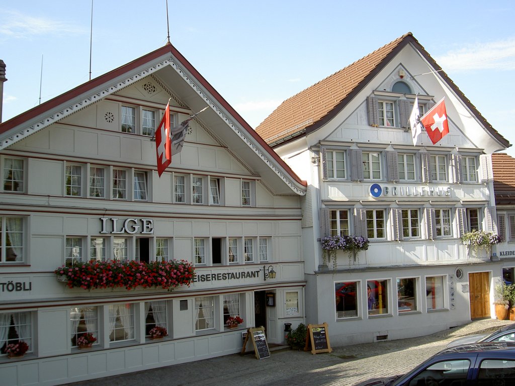 Teufen, Brillehus am Dorfplatz, Appenzell (21.08.2011)