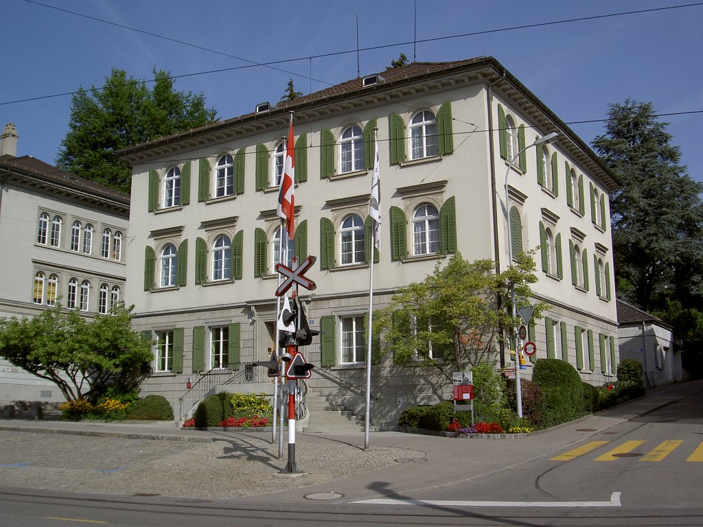 Teufen, Gemeindehaus, erbaut von 1837 bis 1838 von Felix Wilhelm Kulby im 
Neurenaissancestil, Appenzell (21.08.2011)