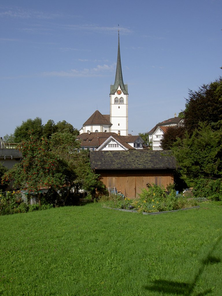 Teufen, Ref. Kirche, erbaut von 1776 bis 1778 von Hans Ulrich Grubenmann 
(21.08.2011)