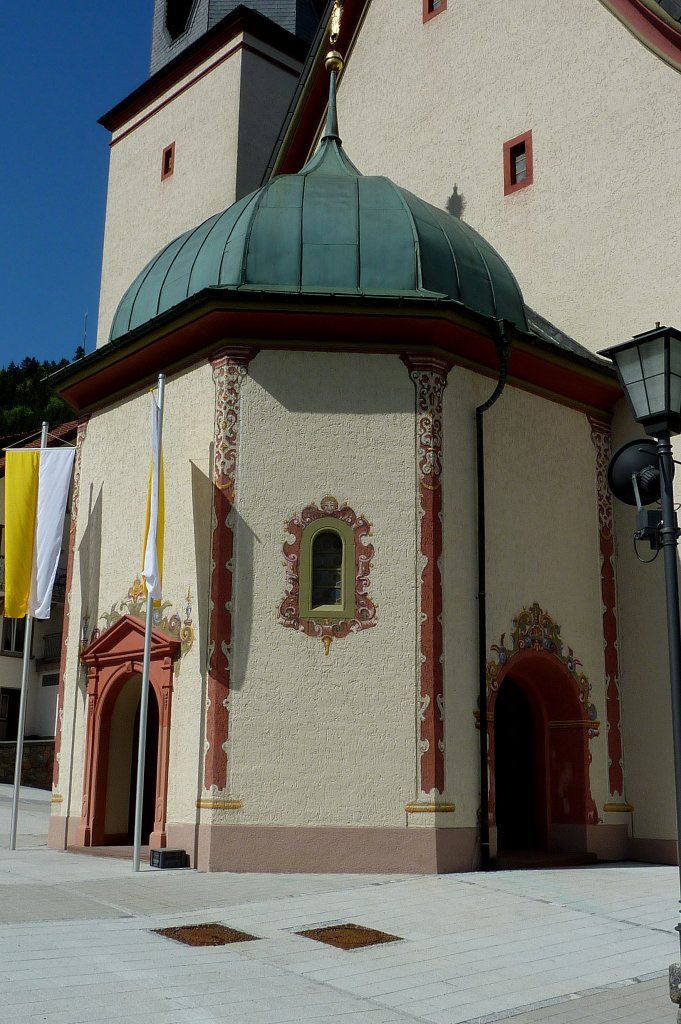 Todtmoos, die Eingangshalle zur Wallfahrtskirche, Mai 2012