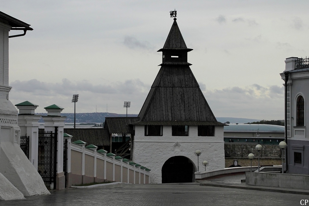 Torturm des Kremls in Kazan. (6.9.2011)