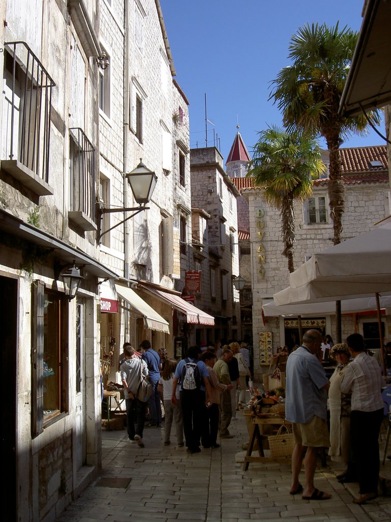 Trogir, Gradska Gasse in der Altstadt (04.05.2012)