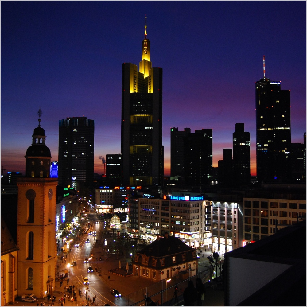 <U>Als die Zockerwelt noch in Ordnung war.</U> Frankfurt, Januar 2008.