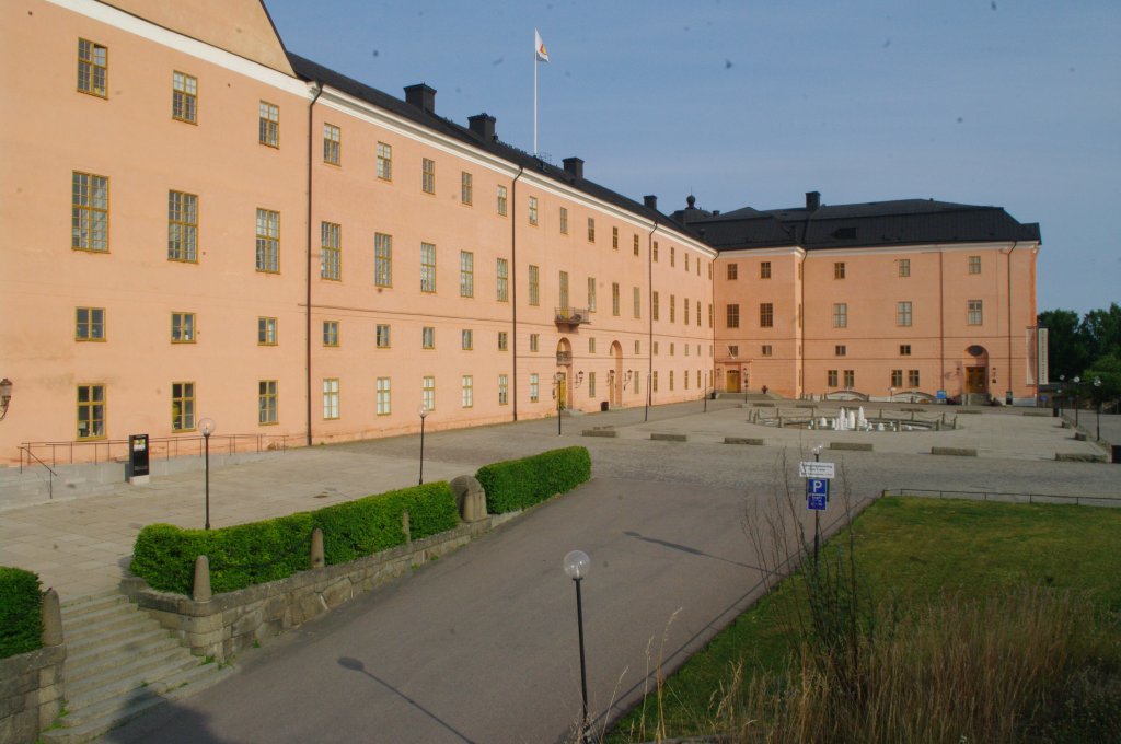 Uppsala, Schloss, erbaut ab 1549 durch Knig Gustav Vasa, Baumeister Francicus Pahr (08.07.2013)