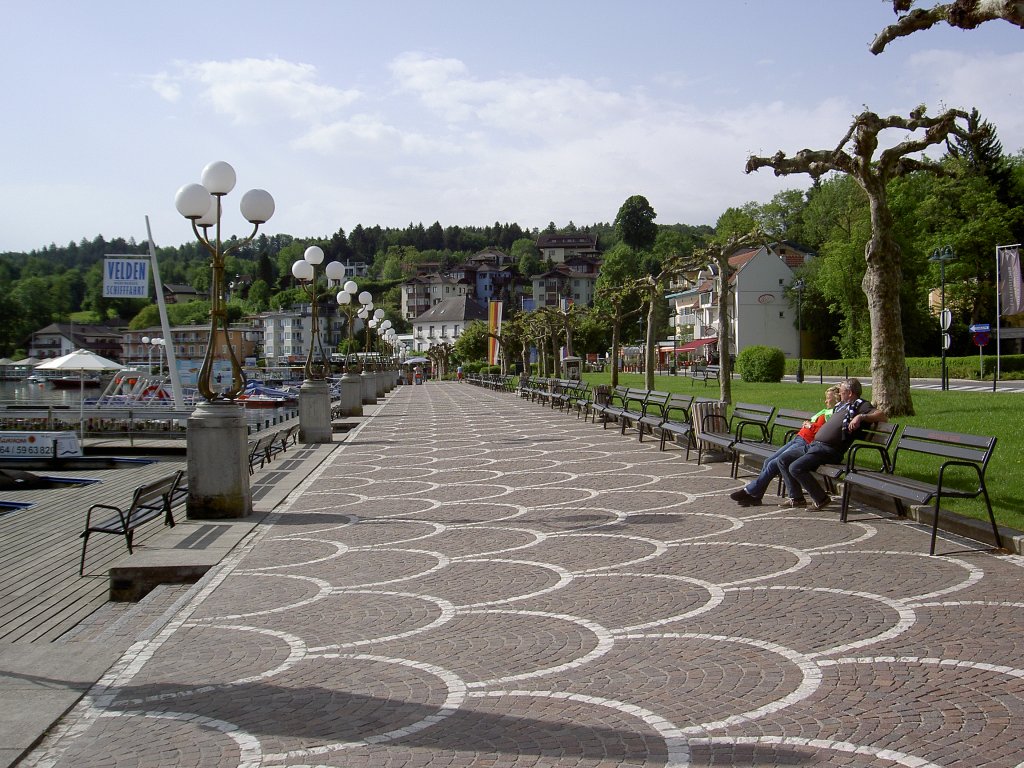 Velden, Seepromenade am Wrthersee (19.05.2013)