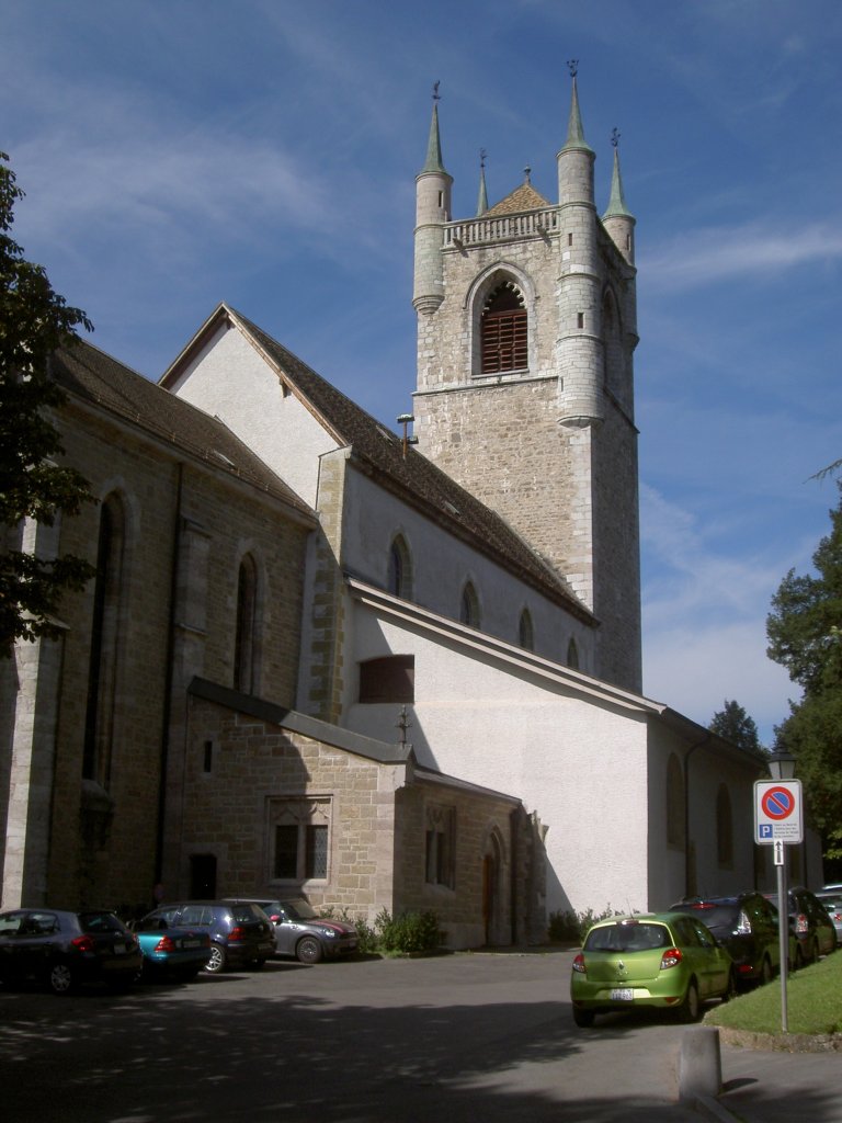 Vevey, Ref. Kirche St. Martin, erbaut ab 1172, heute gotische Kirche (12.09.2010)