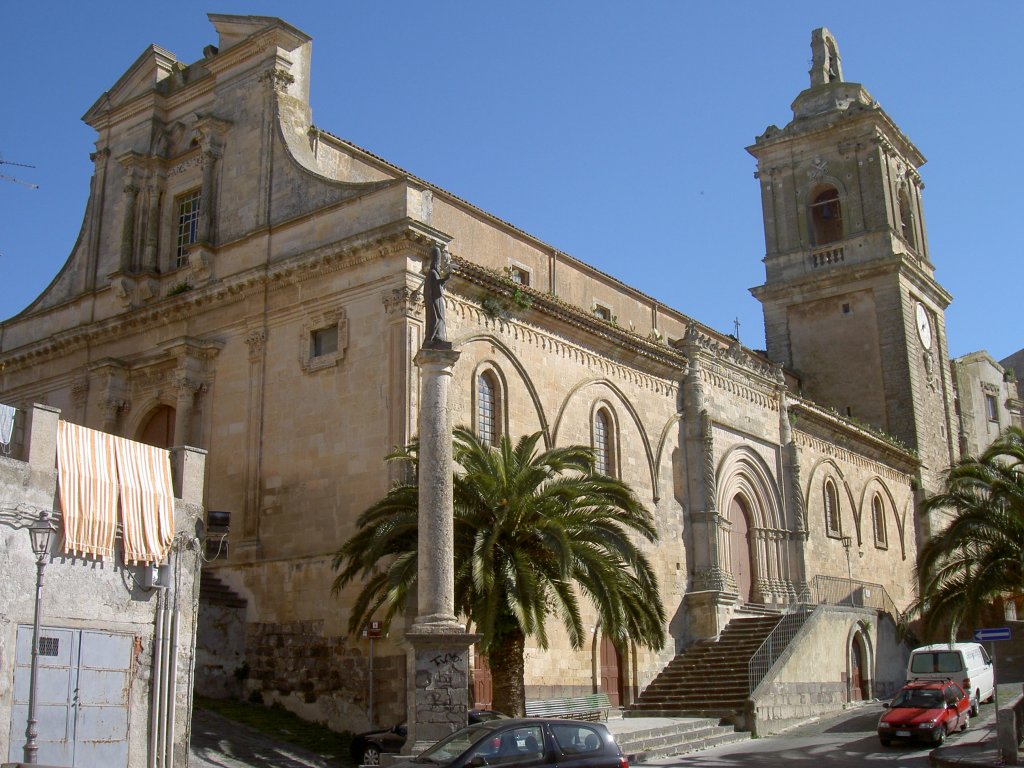 Vizzini, Chiesa Madre aus dem 15. Jahrhundert (14.03.2009)