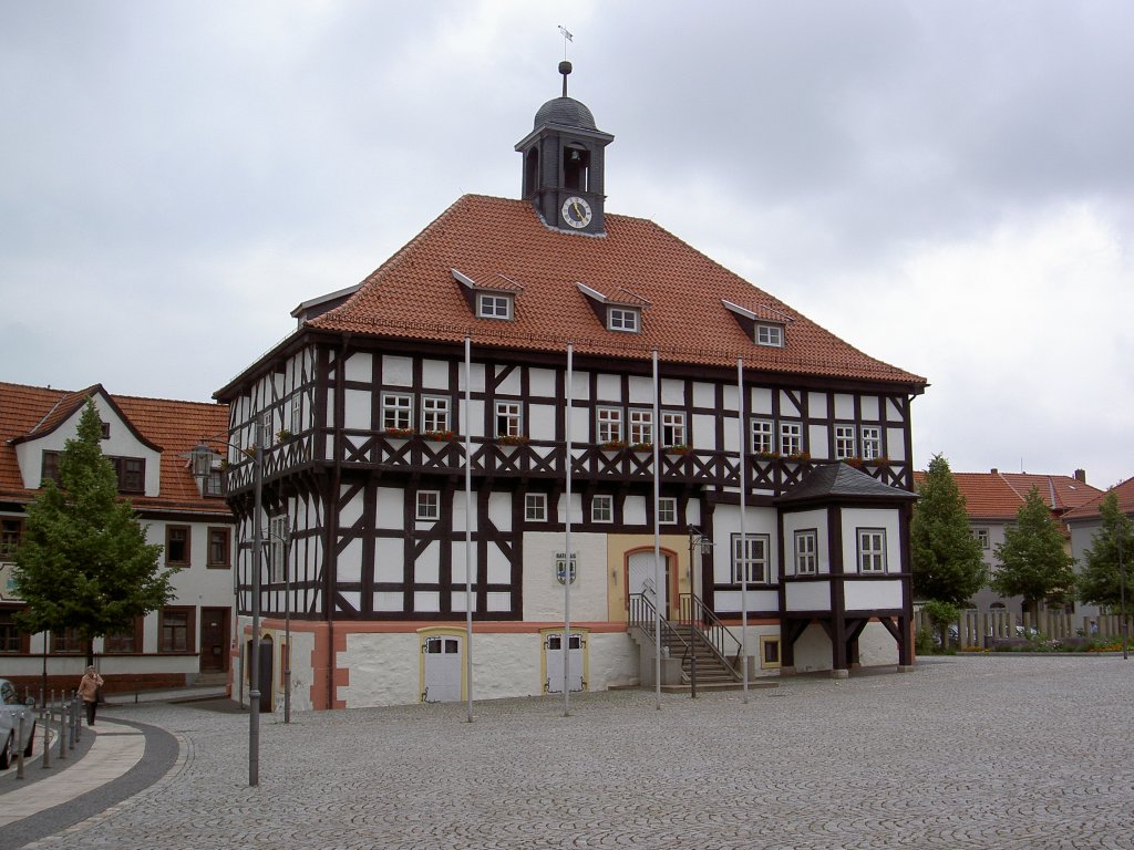 Waltershausen, historisches Rathaus von 1441 (13.06.2012)