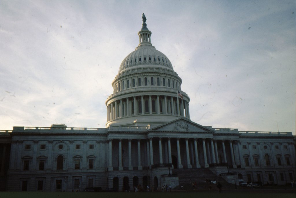 Washington D.C., Capitol, Ostseite (aufgenommen am 3.11.1990)