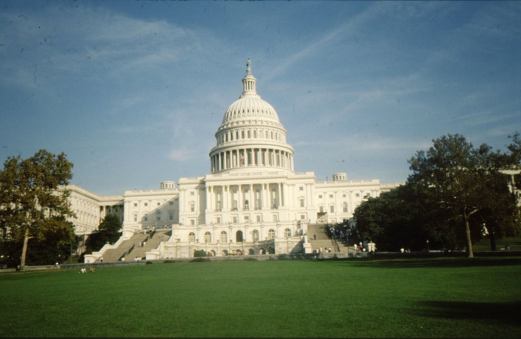 Washington D.C., Capitol, Westseite (3.11.1990)