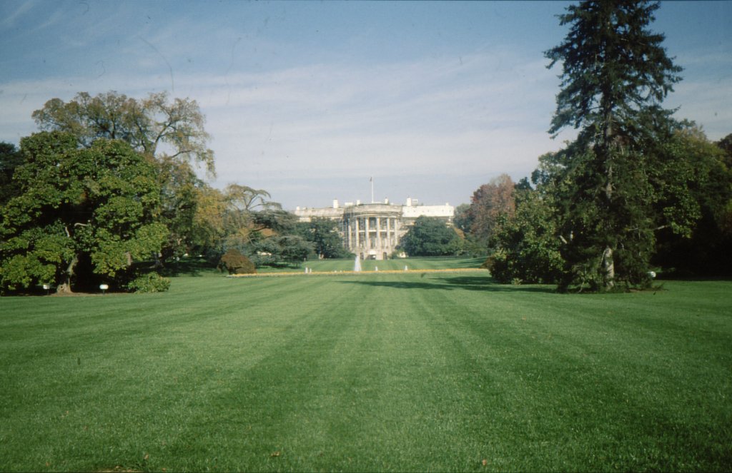 Washington D.C., The White House (Sdseite) (3.11.1990)