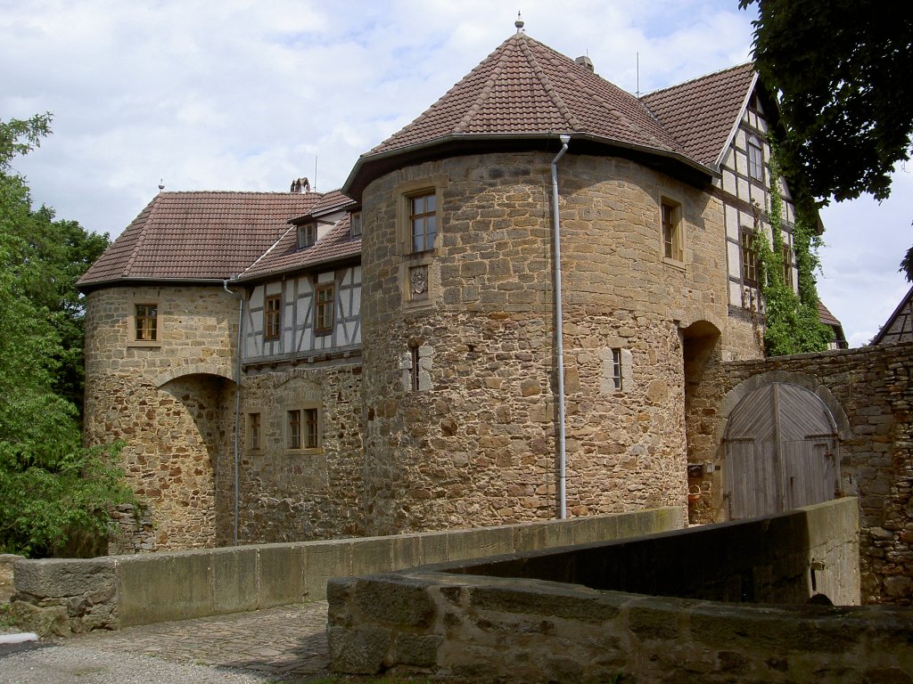 Wasserburg in Bibra, erbaut 1558 (16.06.2012)
