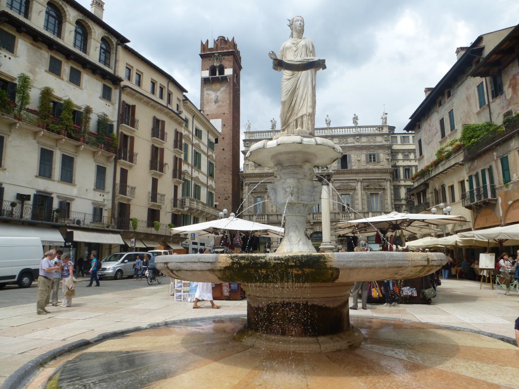 Wasserspiel in Verona, 30.05.2013.