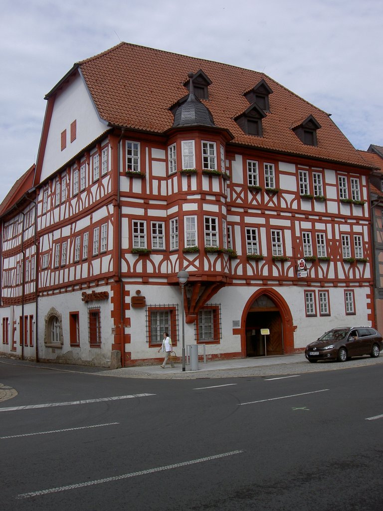 Wasungen, Rathaus, erbaut von 1532 bis 1534 (16.06.2012)