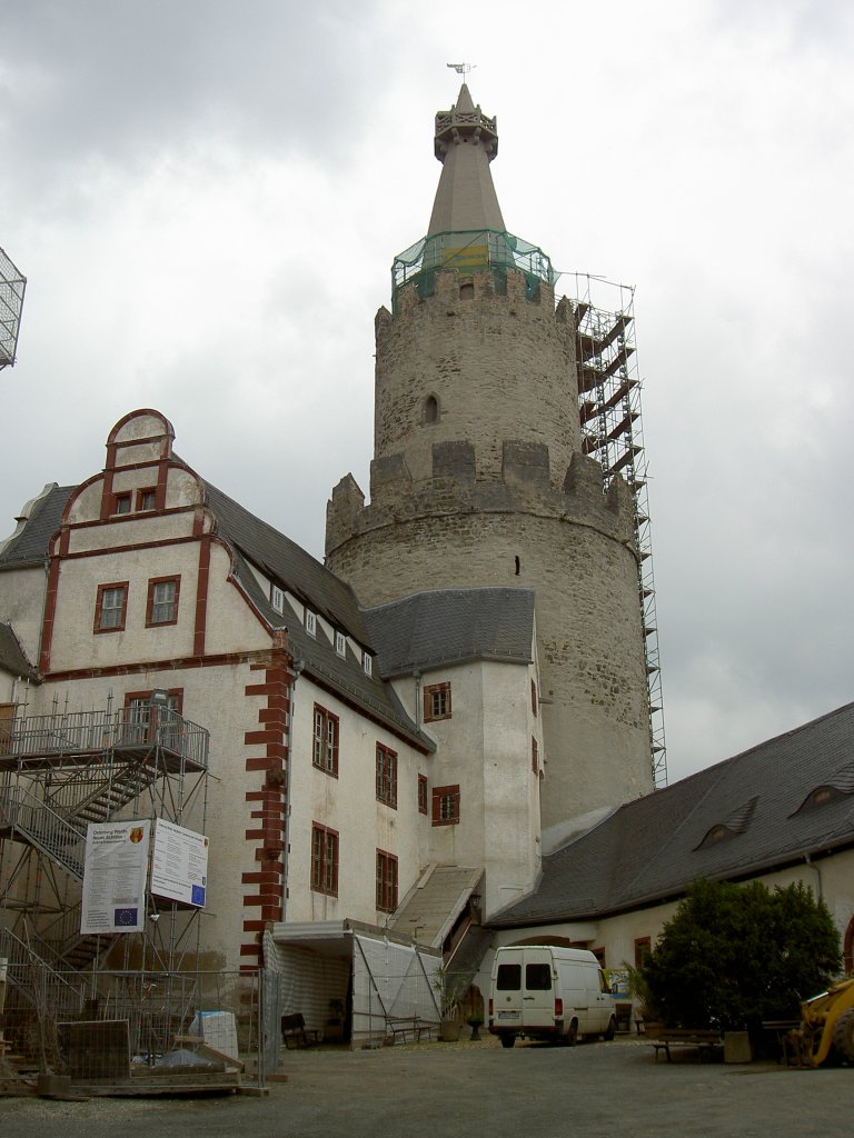 Weida, Osterburg, erbaut von 1163 bis 1193, Sitz der Vgte von Weida (13.06.2012)
