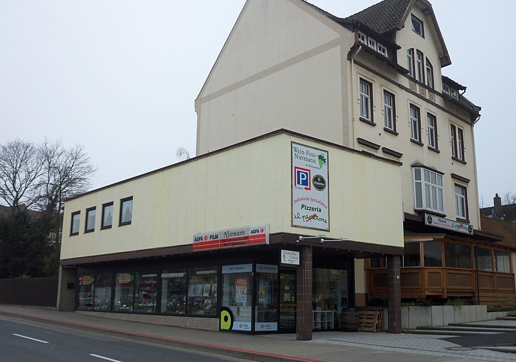 Weihnhandlung in Lehrte/Berliner Allee. Foto vom 21.11.10.