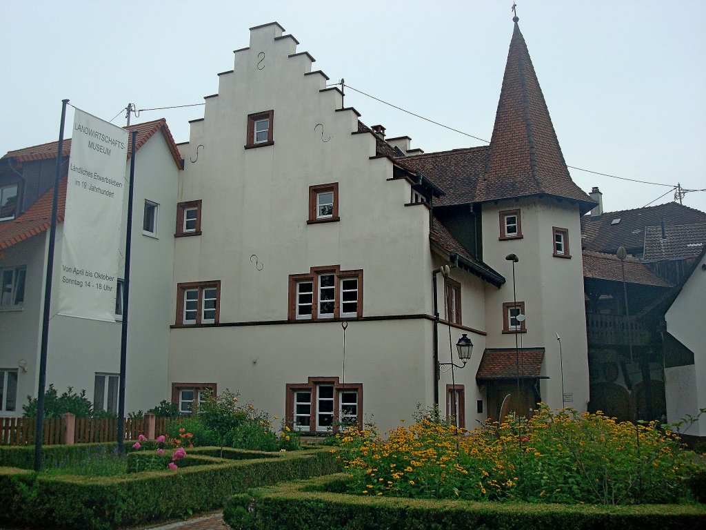 Weil am Rhein, das Stapfelehus, Residenz der Vgte von Rtteln, erbaut im 16.Jahrhundert, Umbau 1607, restauriert 1978-82, Juli 2011
