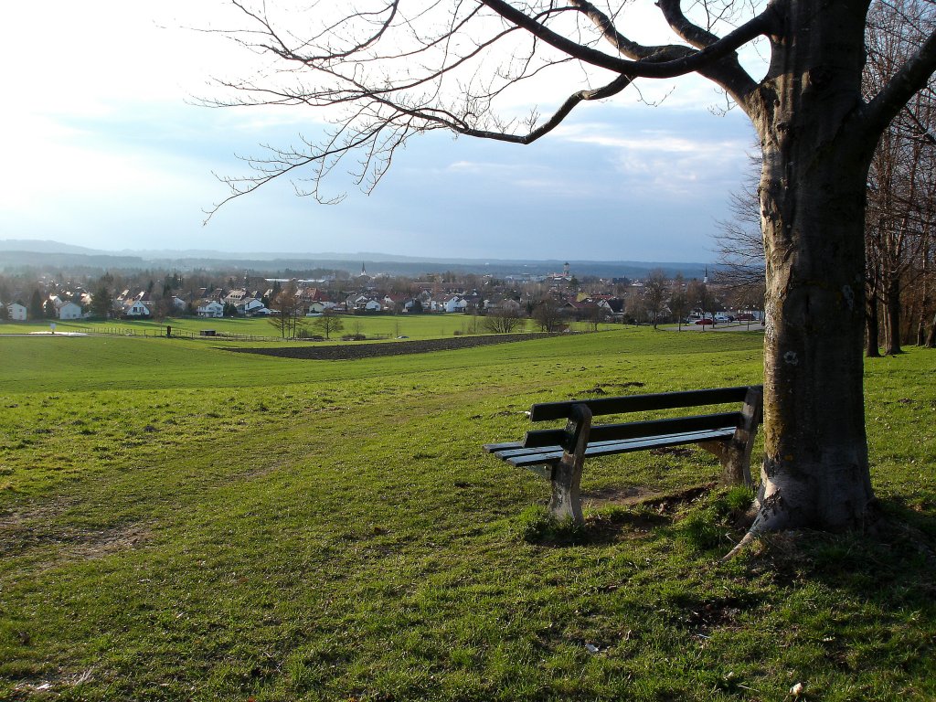 Weilheim im oberbayrischen Pfaffenwinkel, erste urkundliche Erwhnung im Jahr 1010, April 2006