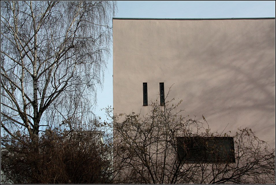 Weienhofsiedlung Stuttgart: Einfamilienhaus von Le Corbusier. 25.02.2010 (Matthias)