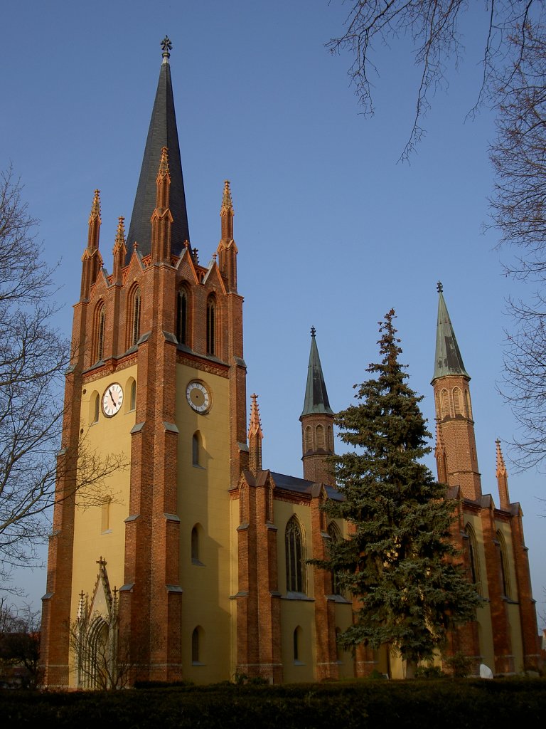 Werder/Havel, Hl. Geist Kirche, erbaut 1734 (16.03.2012)