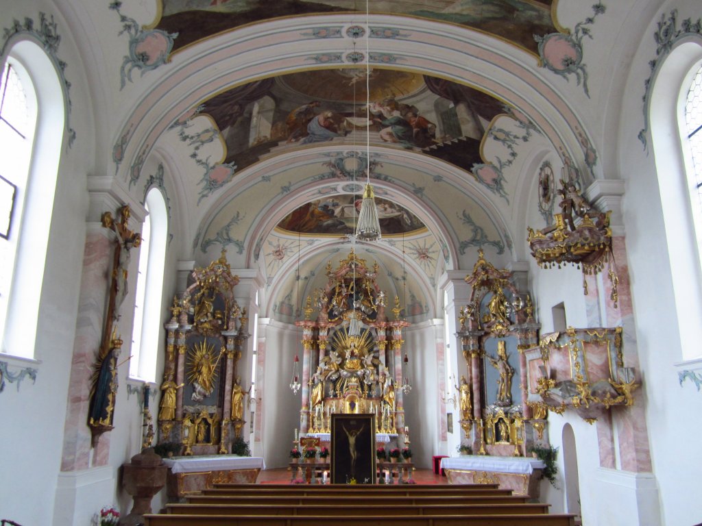 Westerndorf am Wasen, Altre der Wallfahrtskirche St. Johann (06.04.2012)