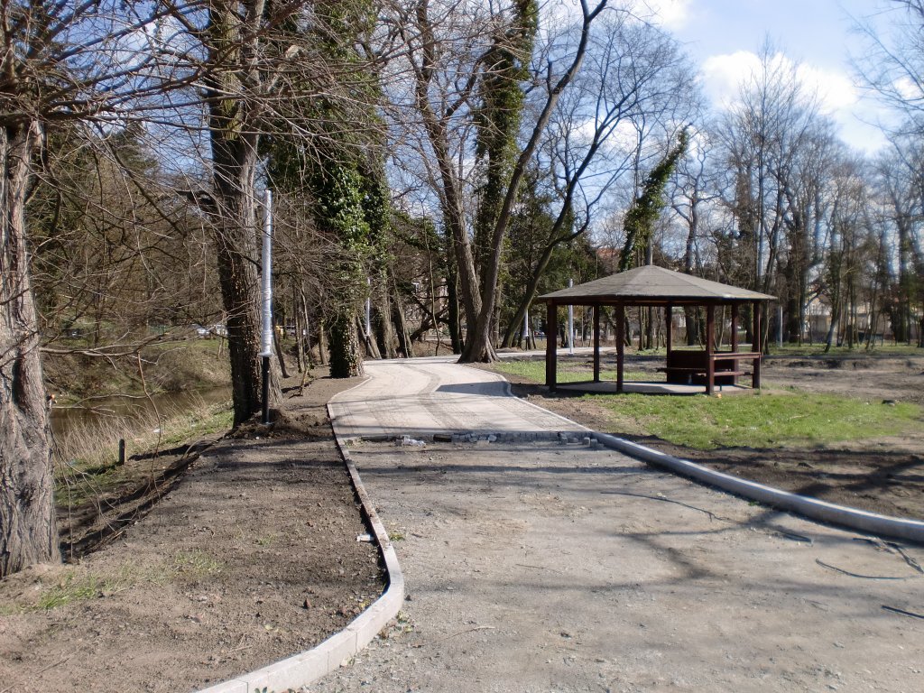 Wiederaufbau, Theaterinsel Gubin, Sdosten, Zustand: 01.04.10
