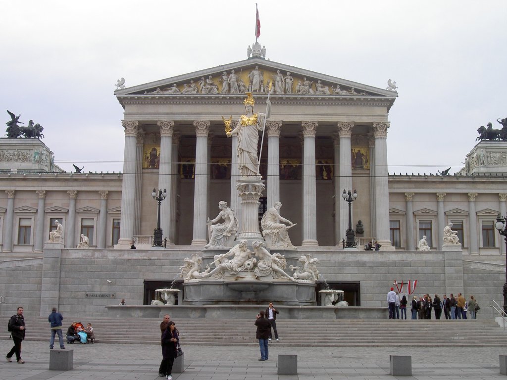 Wien, Parlament von Österreich (10.10.2009)