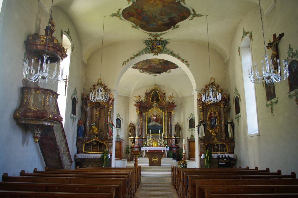 Wildhaus, Kath. St. Bartholomus Kirche, Kanton St. Gallen (03.07.2011)