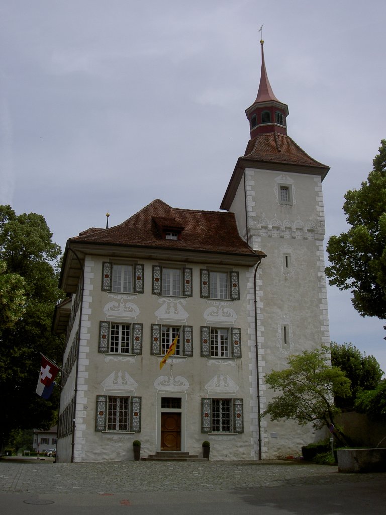 Willisau, Landvogteischloss, erbaut von 1690 bis 1695, heute Sitz des Amtsgerichts 
(24.06.2012)