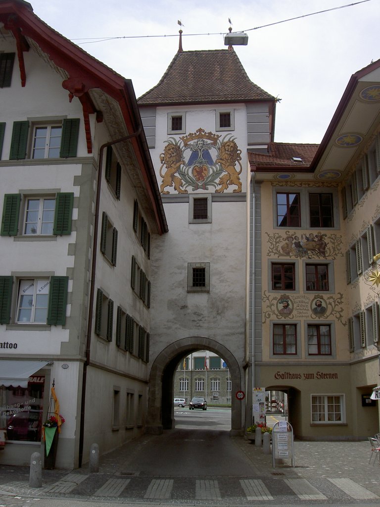 Willisau, Obertor, erbaut 1550 (24.06.2012)