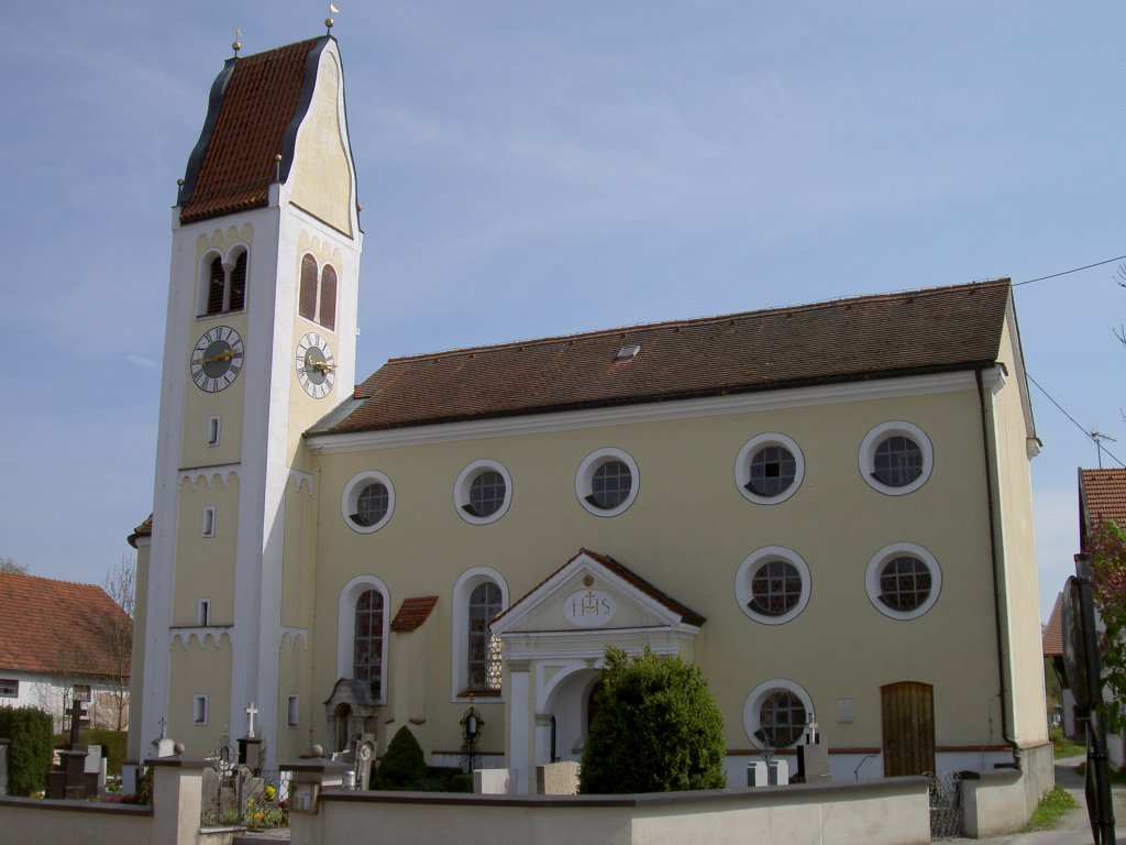 Windach, Pfarrkirche St. Petrus und Paulus, Kreis Landsberg (23.04.2011)