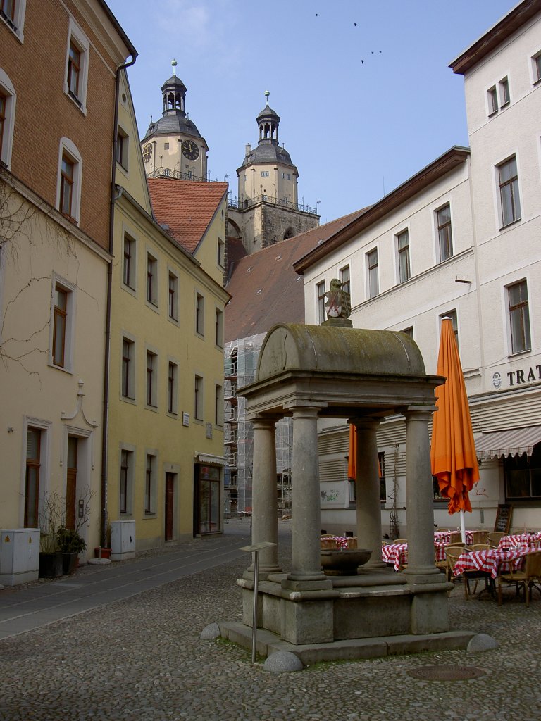 Wittenberg, Huser an der Mittelstr (18.03.2012)