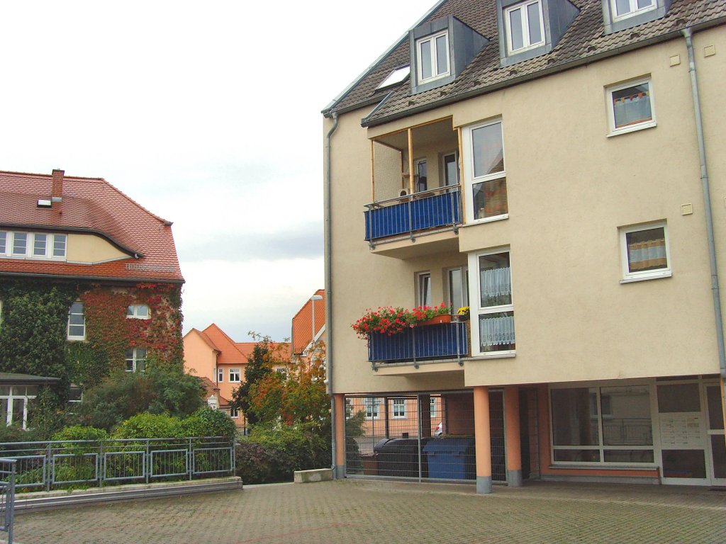 Wohnbebauung in Erfurt-Nord, Erfurt im Oktober 2009