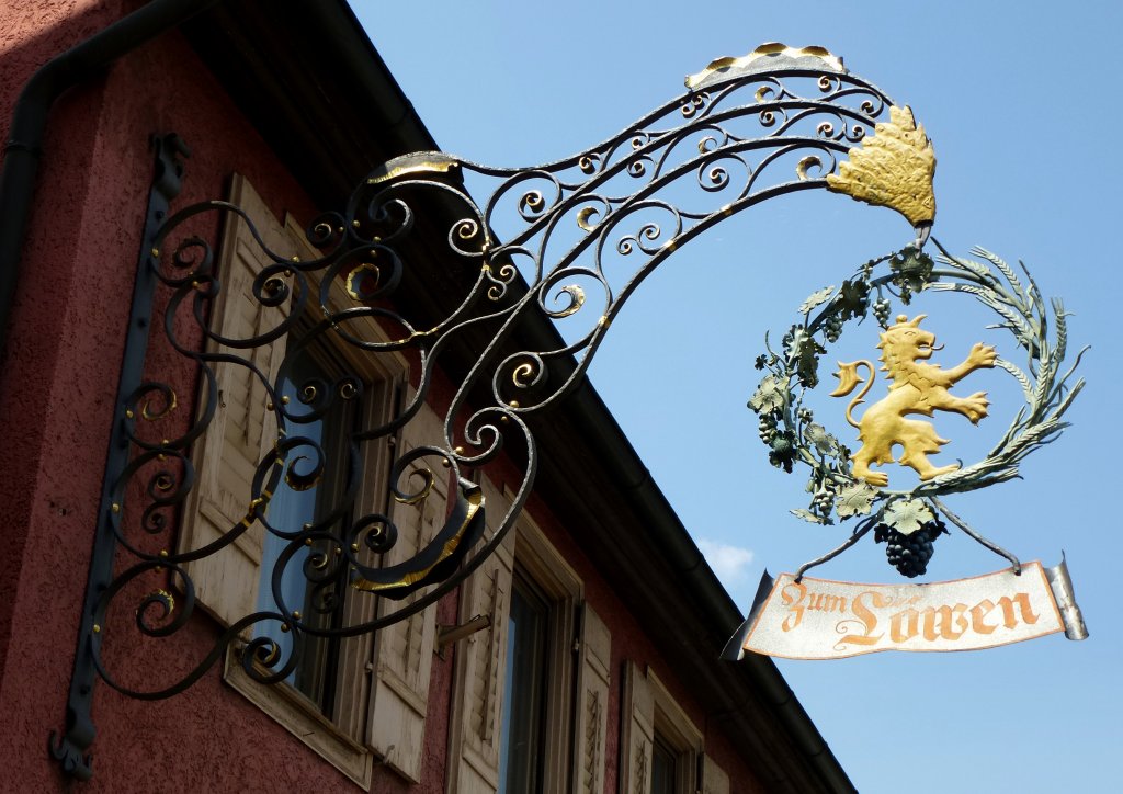 Wolfach im Schwarzwald, Restaurant  Zum Lwen , Juli 2013