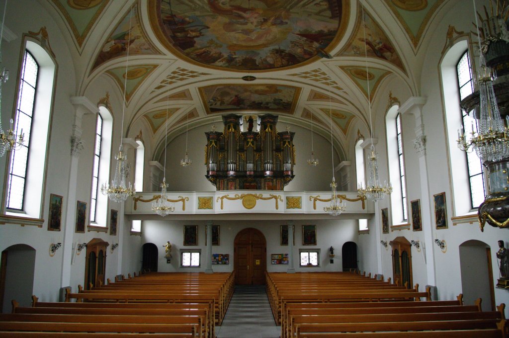 Wollerau, Rokoko St. Verena Kirche, Kanton Schwyz (13.10.2010)