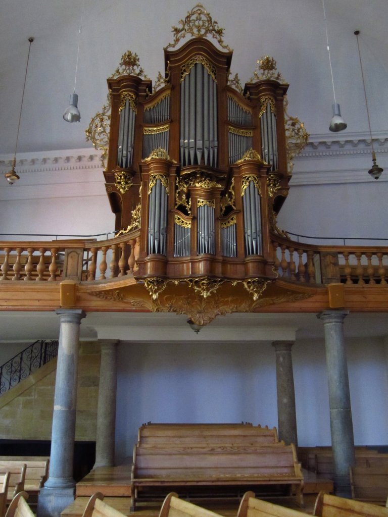 Yverdon, Orgel in der Ref. Kirche Notre Dame (28.07.2012)
