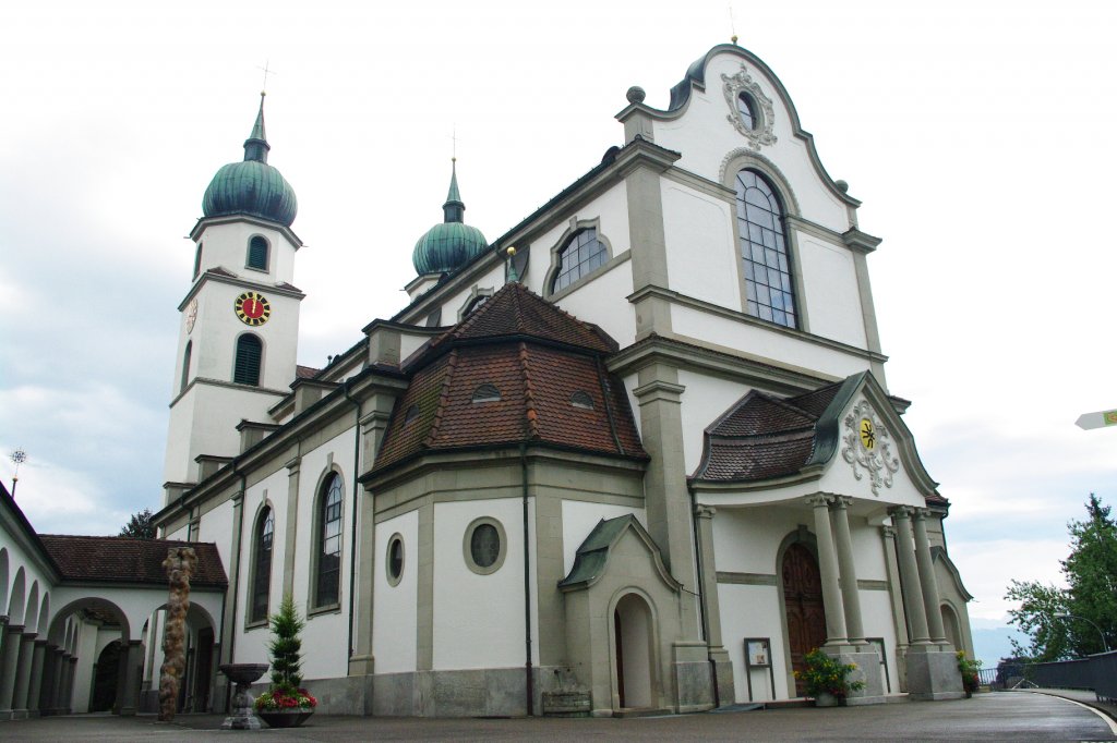 Zisterzienser Klosterkirche Eschenbach, erbaut ab 1910, neubarock (08.08.2010)