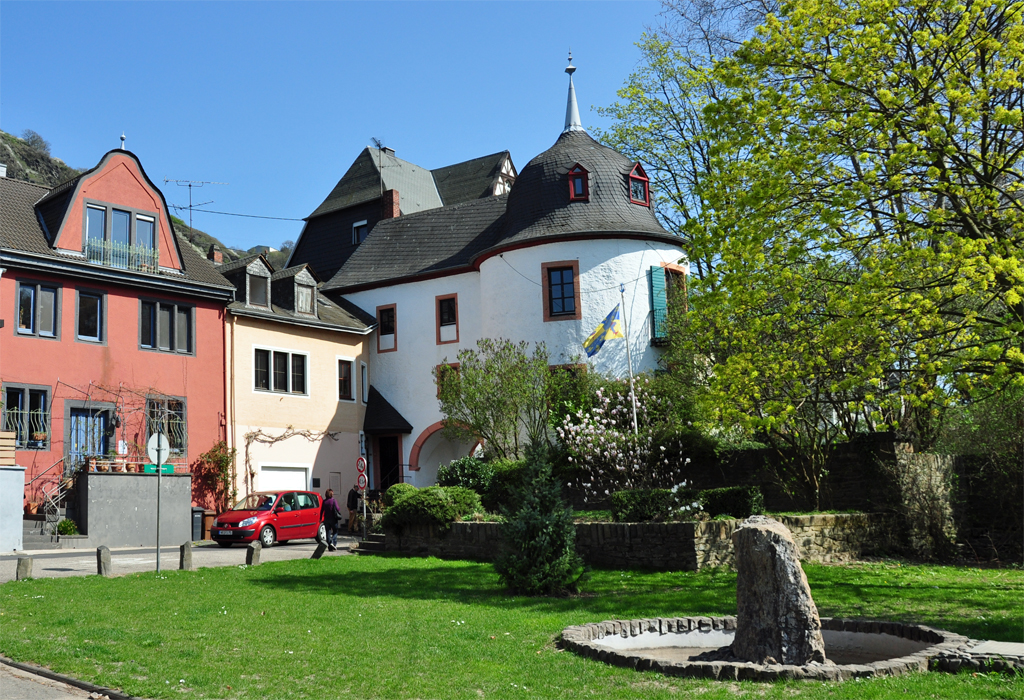 Zolltor in Leutesdorf am Rhein, erbaut 1690, aufgenommen 02.04.2011