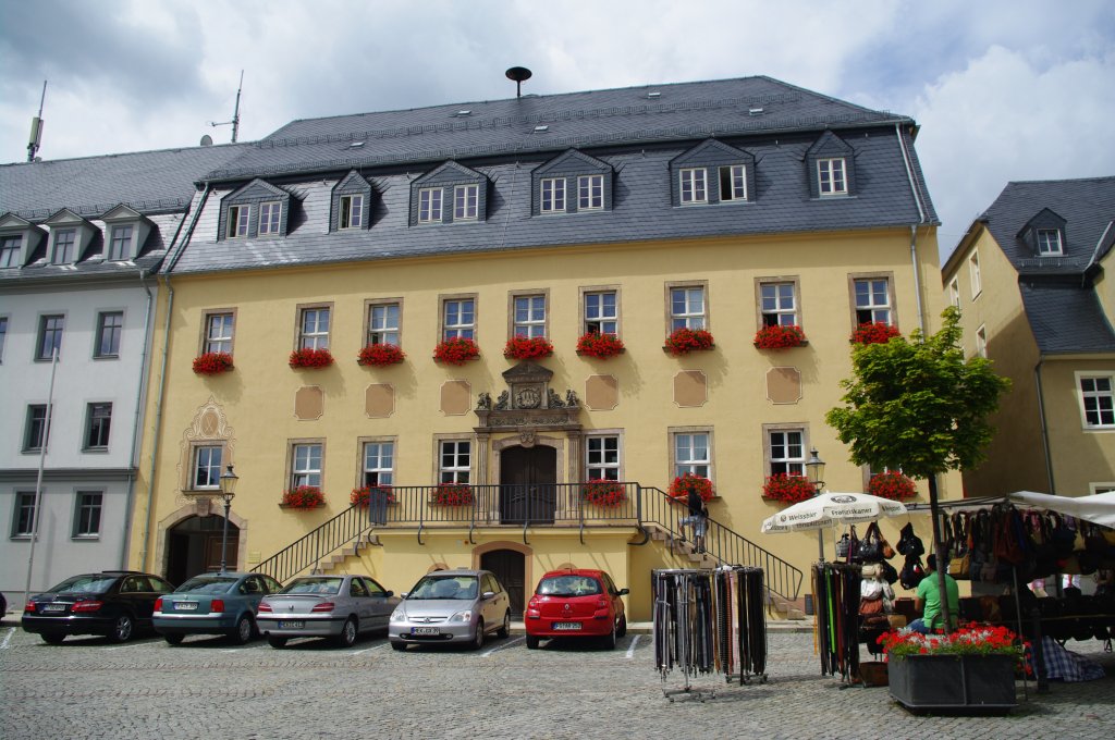 Zschopau, Neues Rathaus am Neumarkt (19.07.2011)