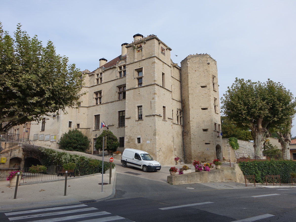  Chteau-Arnoux-Saint-Auban, Renaissance-Schloss aus dem 16. Jahrhundert (23.09.2017)