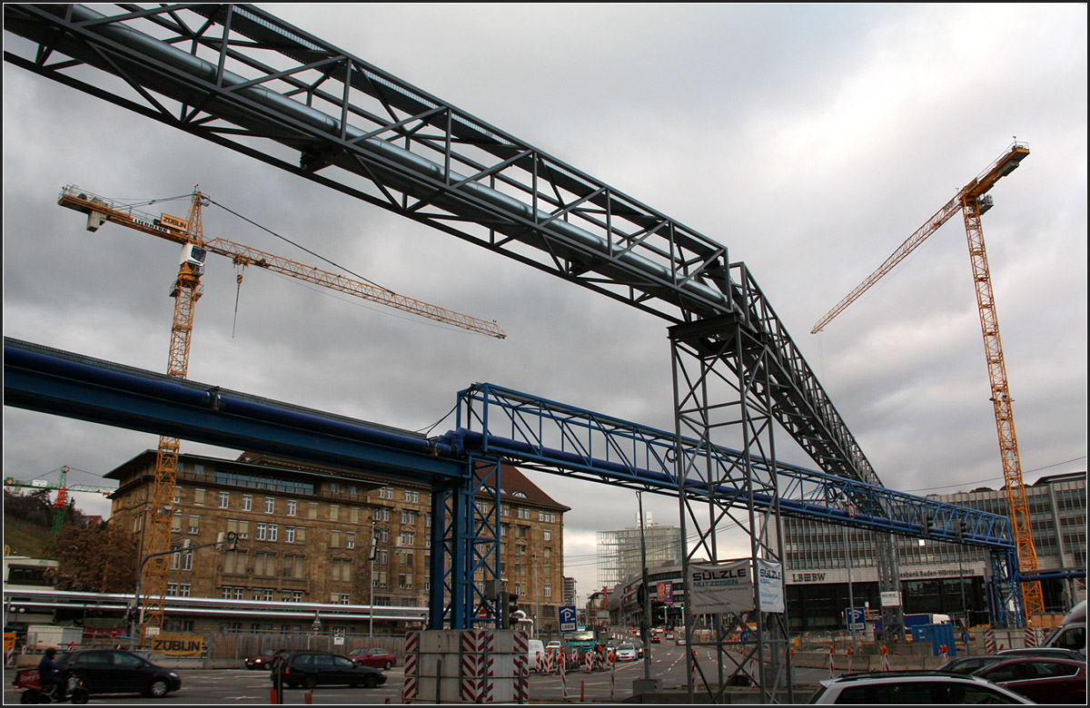 . Stuttgart, eine Stadt im Wandel -

Baustelle fr das Bahnprojekt Stuttgart 21 am Hauptbahnhof.

17.12.2015 (M)

